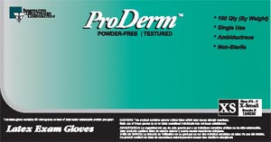 Innovative Healthcare Corp., Inc. Innovative Proderm™ Powder-Free Exam Gloves  Exam-X-Large-Latex-Non-Sterile-PF-Textured-Polymer
