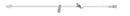 Amsino International, Inc. Amsino Iv Extension Set Microbore Tubing  Set, 7", One Slide Clamp, PosiSite Needleless Inje