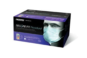 Crosstex International Crosstex Securefit Procedural Mask  Mask, Pink, 50/bx, 10 bx/ctn