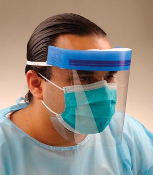 Crosstex International Crosstex Face Shield  Clear, 24/bx