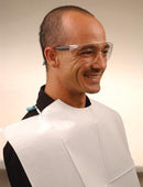 Crosstex International Crosstex Polyback Contour Bib  22", Green, 400/cs