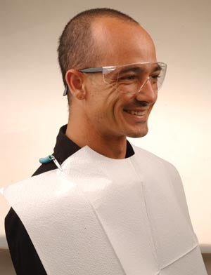 Crosstex International Crosstex Polyback Contour Bib