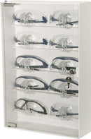 Marketlab Bowman Safety Glass Dispenser  r Cabinet, Locking, Holds up to 10 pr of Safety Gl