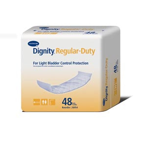 Hartmann Usa, Inc. Hartmann Usa Dignity Disposable Pads  Regular-Duty Pad, For Light Protection, 4" x 12",