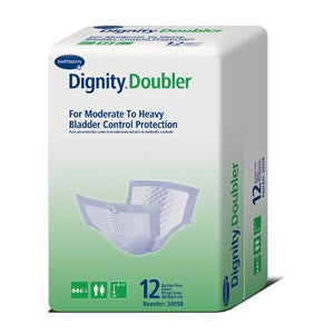 Hartmann Usa, Inc. Hartmann Usa Dignity Disposable Pads  Doubler, For Moderate to Heavy Protection, 13" x 2