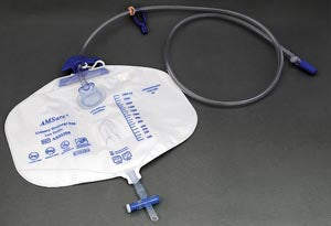 Amsino International, Inc. Amsino Amsure Urinary Drainage Bags  Bag, 2000mL, Anti-Reflux Device, Pre-Pierced Needl