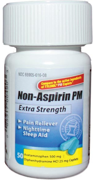 New World Imports Careall Analgesic Relief  Acetaminophen PM Caplets, 500mg, 50/btl, 24 btl/cs