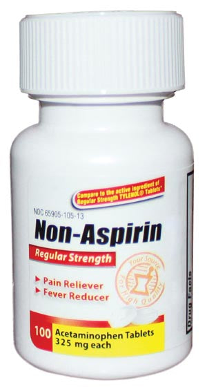 New World Imports Careall® Analgesic Tablets  Tablets-325mg-100-btl-24-btl-cs-Compare-to-Tylenol