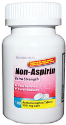 New World Imports Careall Analgesic Tablets  Tablets, 500mg, 100/btl, 24 btl/cs, Compare to Tyl