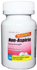 ACETAMINOPHEN 500MG TABS100/BTL 24BTL/CS(US SALE ONLY)