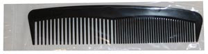 New World Imports Combs  Comb, 5" Black (Individually Polybagged), 144/bx,
