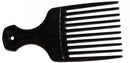 New World Imports Combs  Mini Pick, 5½" Black, 12/bg, 48 bg/cs