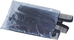 New World Imports Combs  Comb, 5" Black, 12/bg, 180 bg/cs