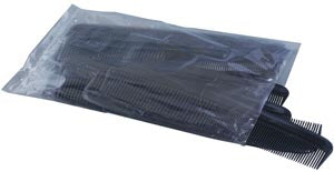 New World Imports Combs  Comb, 7" Black, 12/bg, 120 bg/cs