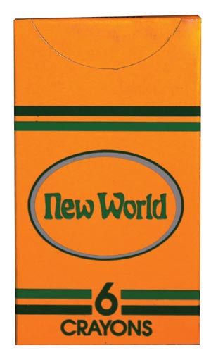 New World Imports Crayons & Coloring Book  6-Pack-Crayons-36-bx-10-bx-cs