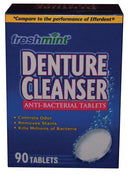 New World Imports Freshmint Denture Tablets  Efferdent, 90/bx, 24 bx/cs (60 cs/plt)