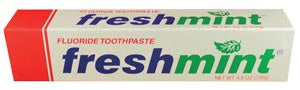 New World Imports Freshmint Fluoride Toothpaste  Anticavity Fluoride Toothpaste, 4.6 oz, Individual