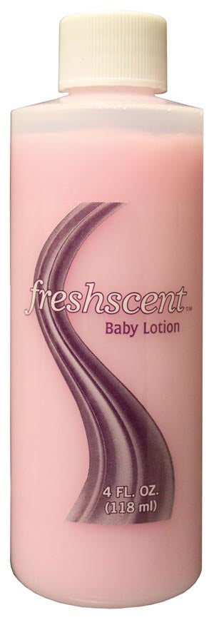 New World Imports Freshscent Baby Lotion  Lotion, 4 oz, 60/cs