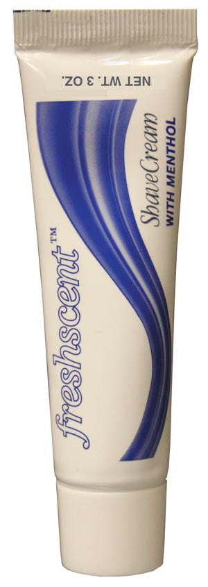 New World Imports Freshscent™ Brushless Shave Cream  Menthol-3-oz-Tube-144-cs