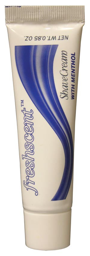 New World Imports Freshscent Brushless Shave Cream  Menthol, .85 oz Tube, 144/bx, 5 bx/cs