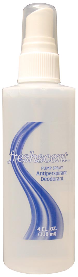 New World Imports Freshscent Deodorants  Anti-Perspirant Deodorant, 4 oz Pump Spray, 48/cs