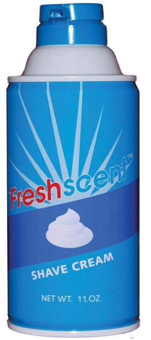 New World Imports Freshscent Shave Cream  Aerosol Shave Cream, 11 oz, 12/cs (100 cs/plt)