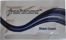 SHAVE CREAM .25 OZ SINGLE PK100/BX 10 BX/CS