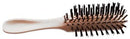 New World Imports Hairbrush  Adult Hairbrush, 7 Rows of Nylon Bristles, White,