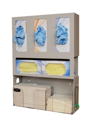ORGANIZER DENTAL BRONZE16.75X23.5X4.75 QTZ ABS