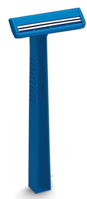 Accutec Personna Face Razor  Standard Weight Fixed Head Razor, Twin Blade, 10/b