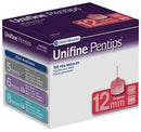 Owen Mumford Unifine Pentips  Original Pen Needle, 12mm, 29G, 100/bx