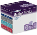 Owen Mumford Unifine Pentips  Ultra-Short Pen Needle, 6mm, 31G, 100/bx