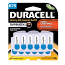 Duracell  Hearing Aid Battery  Battery, Zinc Air, Size 675, 12/pk, 2pk/bx, 12bx/c