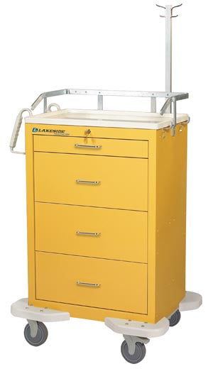 Lakeside Manufacturing, Inc. Lakeside Classic Carts  Cart, 4 Drawer, Drawer Configuration: (1) 3", (3)