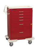 CART 6-DRAWER BREAKAWAYRED (DROP)