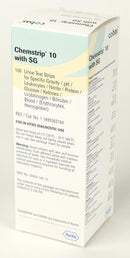 Roche Chemstrip Urinalysis Products  10SG (Specific Gravity, pH, Leukocytes, Nitrite, P