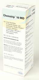 Roche Chemstrip Urinalysis Products  10 MD Urine Test Strips, CLIA Waived, 100/vial