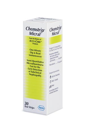 Roche Chemstrip Urinalysis Products  Micral, CLIA Waived, 30/vial