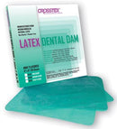 Crosstex International Crosstex Dental Dams  Dam, Thin, Green, 6" x 6", Mint, 36 sheets/bx
