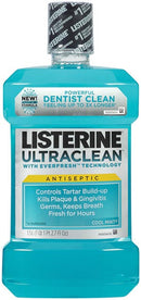Johnson & Johnson Oral Health Products J&J Listerine  Mouthwash, Listerine Ultraclean, Cool Mint, 1.5L B