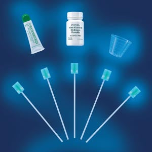 Airlife Ready Care Dentaswab Oral Swabs  Poly Plus Oral Swab, Dentrifrice, Mint Flavor, Non