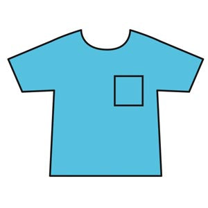 Halyard Scrub Suit  Shirt, Blue, X-Large, 48/cs