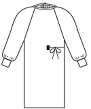 Halyard Evolution Surgical Gowns  Non-Reinforced, Towel, Sterile, X-Large, 34/cs
