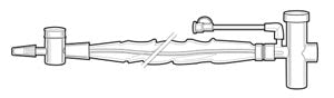 Airlife Kimvent Closed Suction System  2205 - Suction System, Adult, 14FR T-Piece, 21.3",