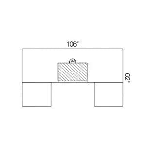 PACK U-BAR III CHEST 4/CS