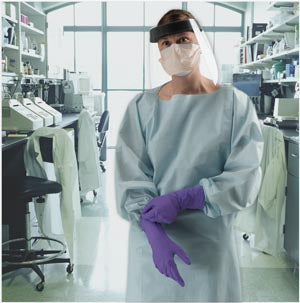 Halyard Procedure Gown Chemotherapy Drug Tested 