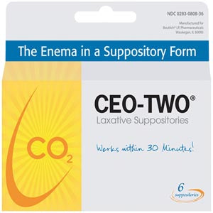 Beutlich Ceo-Two® Laxative Suppositories  Laxative-Suppository-Sodium-Bicarbonate-Potassium-