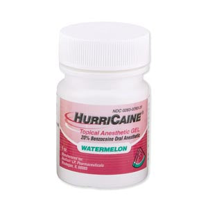 ANESTHETIC TOPICAL HURRICAINEGEL WATERMELON 1 OZ BTL