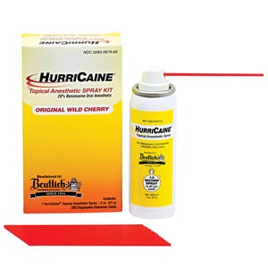 Beutlich Hurricaine® Topical Anesthetic  Topical-Anesthetic-Spray-Kit-2-oz-Can-Wild-Cherry-