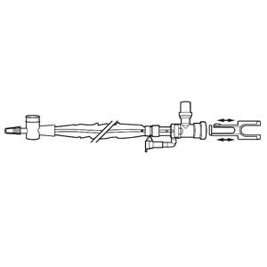 Airlife Ballard Trach Care 72  Care, Double Swivel Elbow, Trach Length, 10FR, 20/